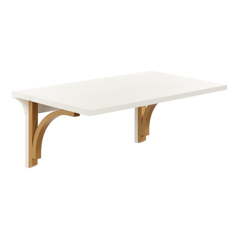 The source shopping edit includes a separate white wall-mounted desk with timber-toned brackets, as an alternative to the photographed custom nook.