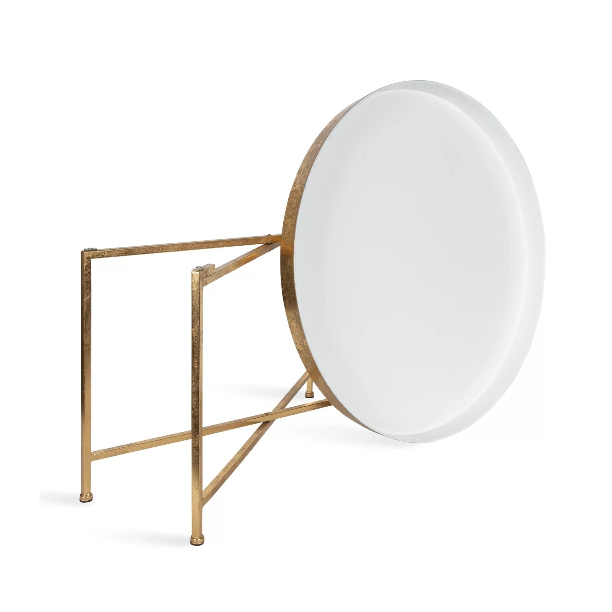 A folding table from the source shopping selection is shown in its folded position; current product details are needed to assess its working dimensions.