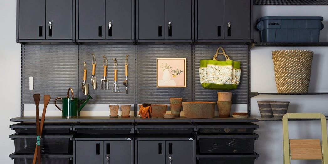 Clear Garage Floor Space with Vertical Storage
