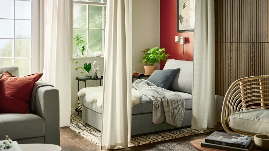 Create a Private Corner Within a Shared Room